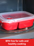 Good To Heat Divided Microwave Container – BPA-Free - 1.3L