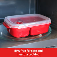 Good To Heat Divided Microwave Container – BPA-Free - 1.3L
