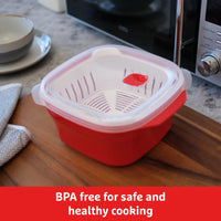 Good To Heat Microwave Steamer – BPA-Free, 2.6L & Healthy Cooking