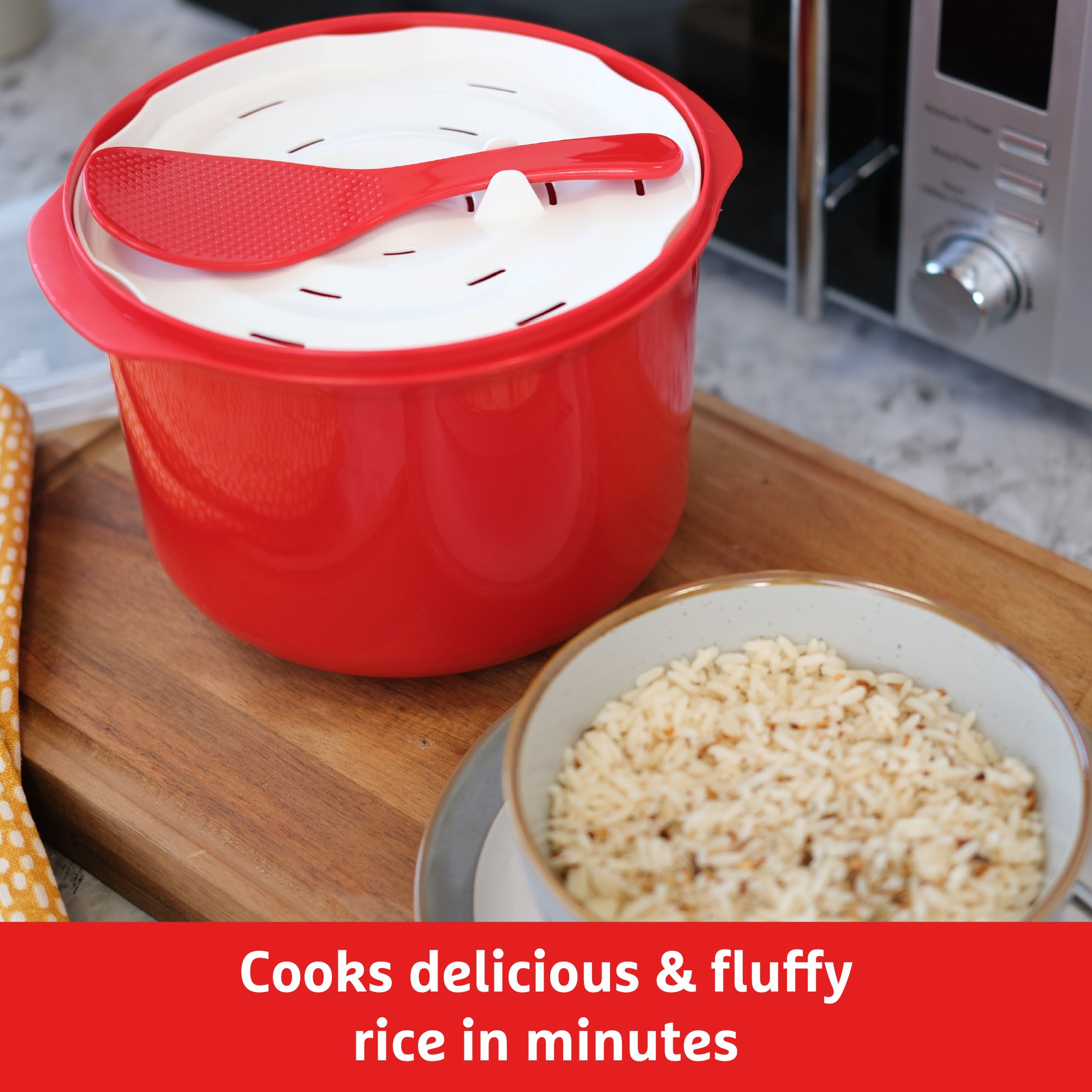 Good To Heat Microwave Rice Cooker – BPA-Free, 2.8L - Large Capacity