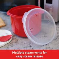 Good To Heat Microwave Rice Cooker – BPA-Free, 2.8L - Large Capacity