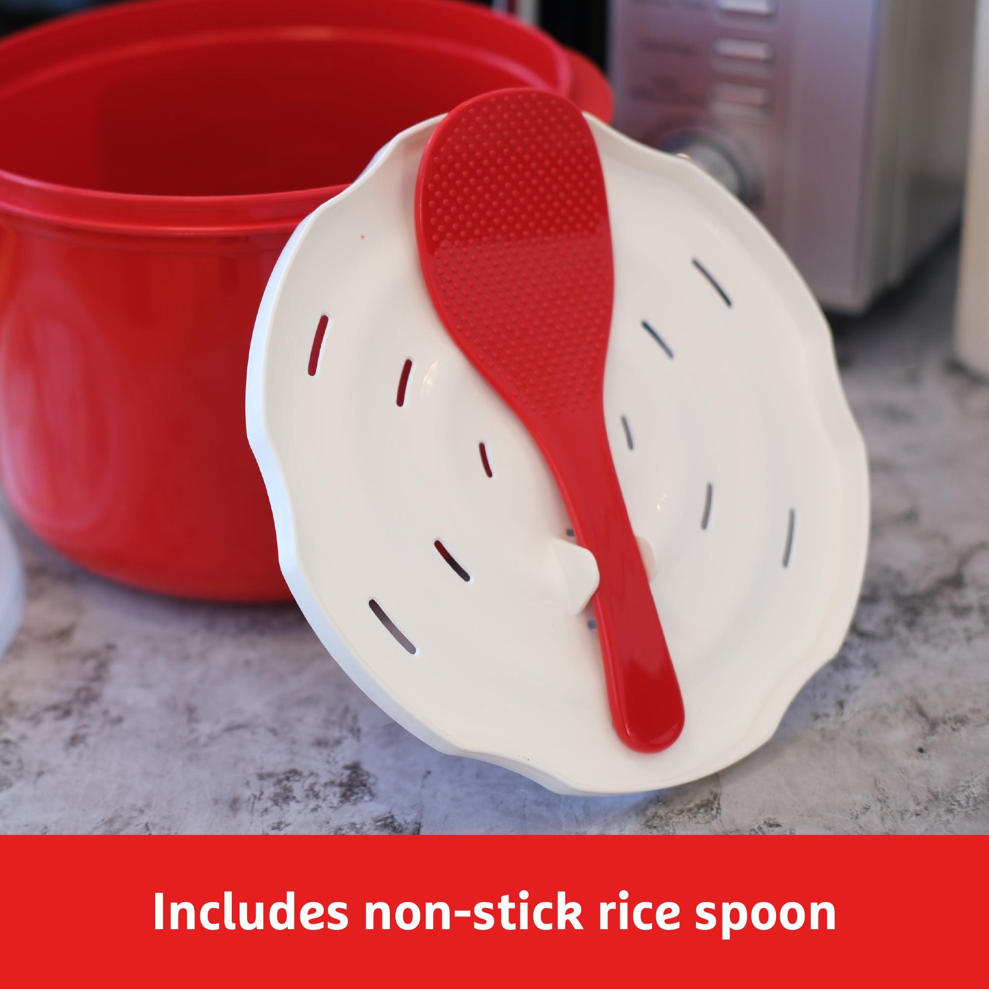 Good To Heat Microwave Rice Cooker – BPA-Free, 2.8L - Large Capacity