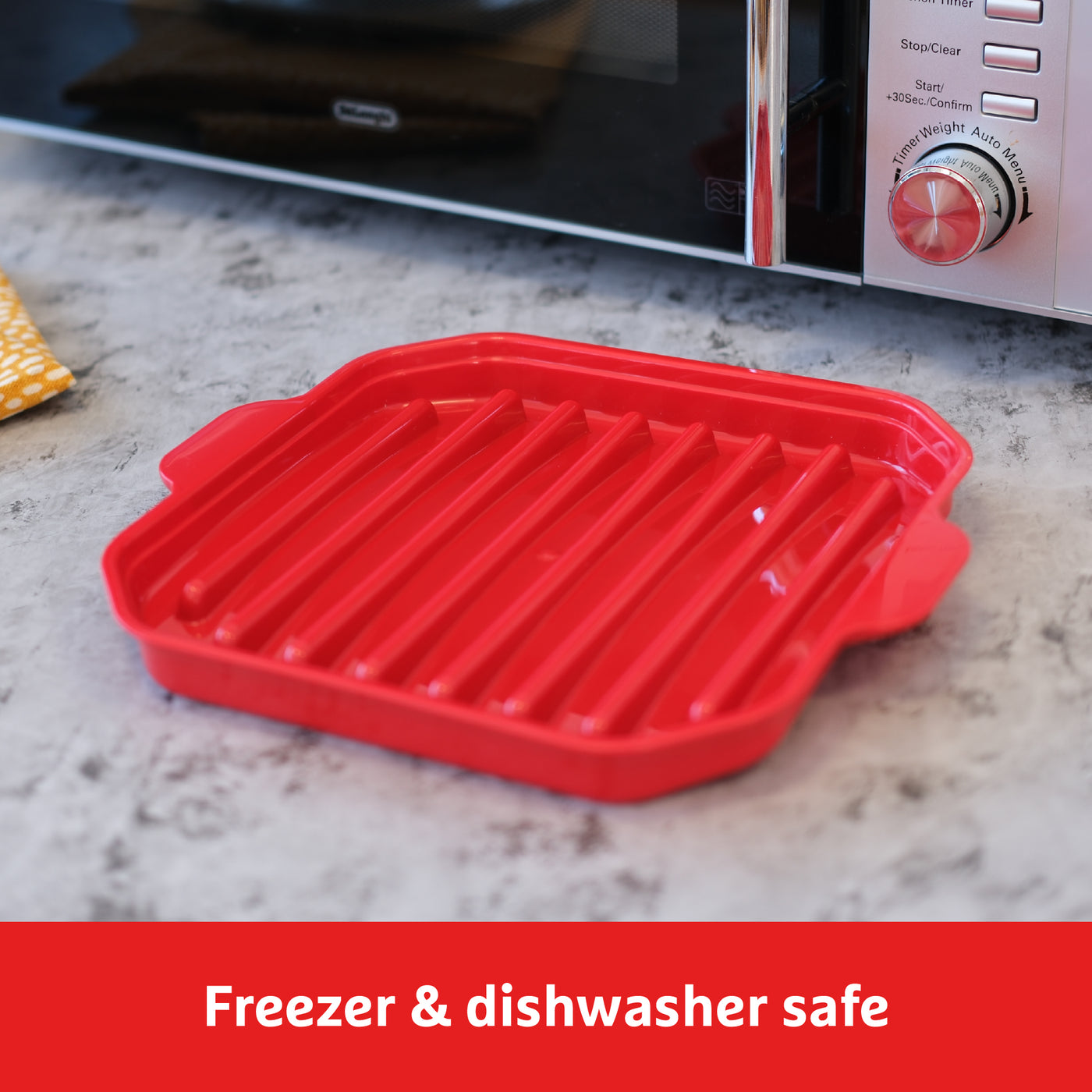 Good To Heat Microwave Bacon Crisper – BPA-Free - Low-Fat Cooking