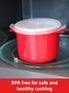 Good To Heat Small Microwave Rice Cooker – BPA-Free - 1L