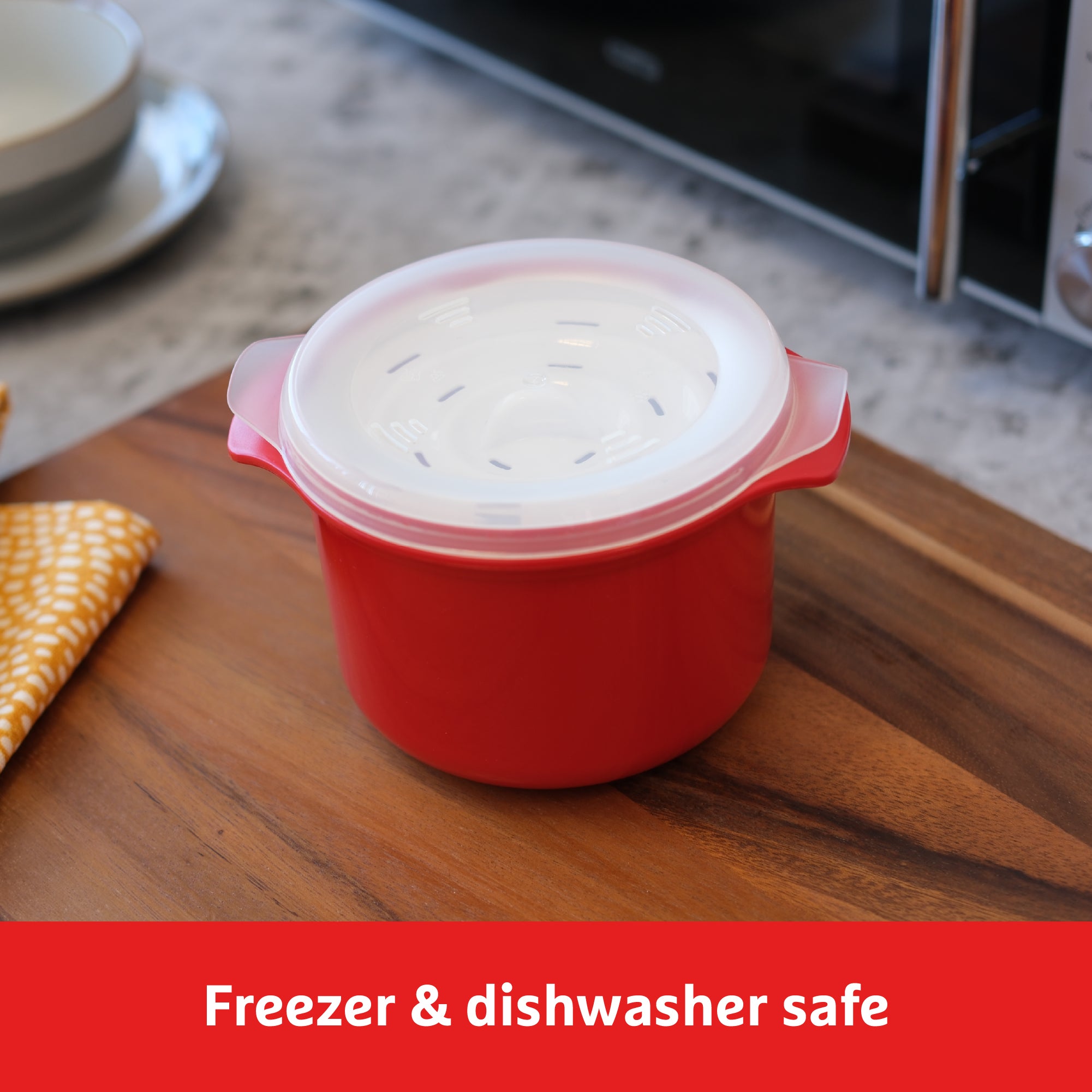 Good To Heat Small Microwave Rice Cooker – BPA-Free - 1L