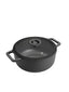 Cast Iron: Casserole & Glass Lid - 4.6L/24cm
