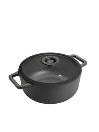 Cast Iron: Casserole & Glass Lid - 4.6L/24cm