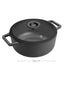 Cast Iron: Casserole & Glass Lid - 4.6L/24cm