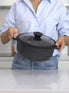 Cast Iron: Casserole & Glass Lid - 4.6L/24cm