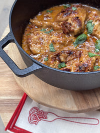 Cast Iron: Casserole & Glass Lid - 4.6L/24cm