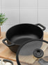 Cast Iron: Casserole & Glass Lid - 4.6L/24cm