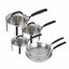 Made to Last: Stainless Steel Frying Pan and Saucepan Set - 5 Piece