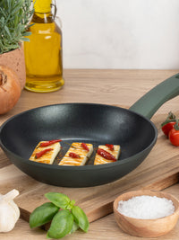 Earth Friendly: Non-Stick Induction Saucepan & Frying Pan Set - 5 Pieces