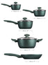 Earth Friendly: Non-Stick Induction Frying Pan, Saucepan & Stockpot Set - 5 Pieces
