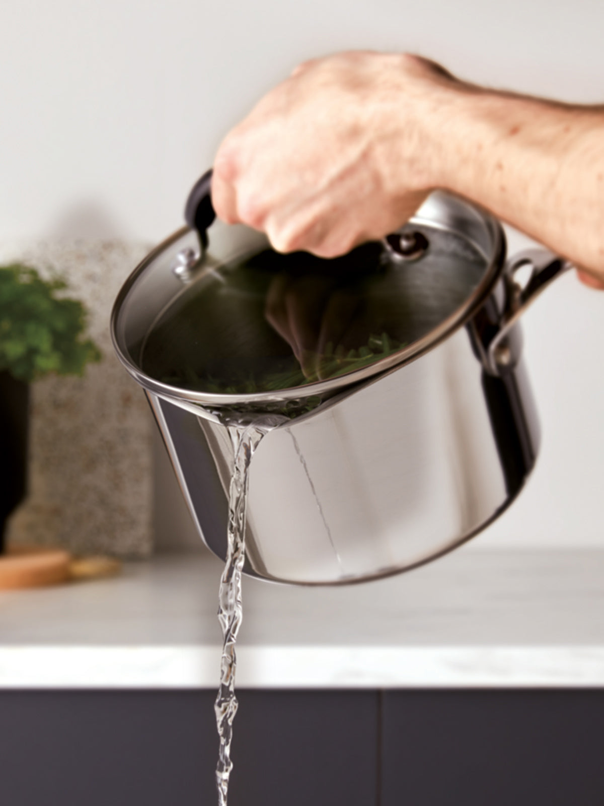 Made to Last: Stainless Steel Saucepan & Straining Lid - 3 Piece Set