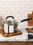 Made to Last: Stainless Steel Saucepan & Straining Lid - 3 Piece Set