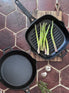 Cast Iron: Casserole & Glass Lid - 5.7L, Frying Pan & Grill Pan Set - 3 Pieces