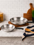 Made to Last: Stainless Steel Frying Pan Stockpot and Saucepan Set - 6 Piece
