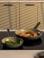 Ceramic Non-Stick Frying Pan and Saucepan Set - 5 Piece