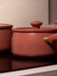Ceramic Non-Stick Frying Pan and Saucepan Set - 5 Piece