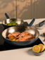 Stainless Steel Frying Pan and Saucepan Set - 5 Piece
