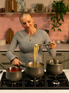 Stainless Steel Frying Pan and Saucepan Set 5 Piece