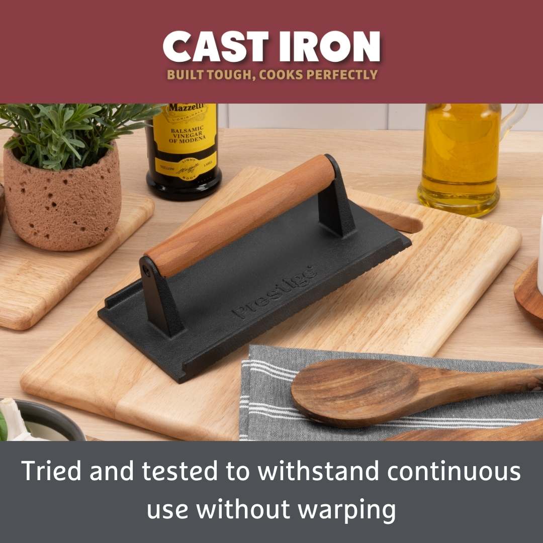 Cast Iron: Grill Burger Press Tried and Tested