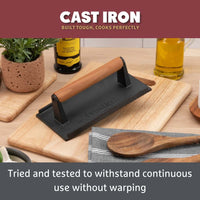 Cast Iron: Grill Burger Press Tried and Tested