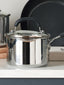 Made to Last: Stainless Steel Saucepan & Straining Lid - 3 Sizes: 16cm, 18cm and 20cm