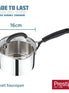Made to Last: Stainless Steel Frying Pan and Saucepan Set - 5 Piece
