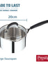 Made to Last: Stainless Steel Frying Pan and Saucepan Set - 5 Piece
