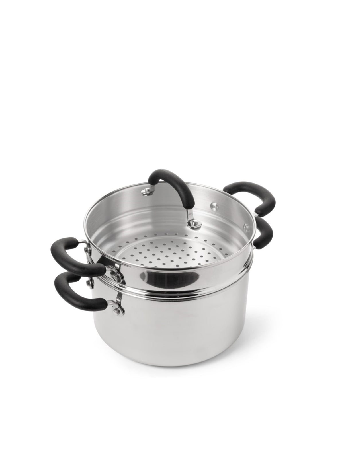 Made to Last: Stainless Steel Stockpot and Steamer - 5.86L/24cm
