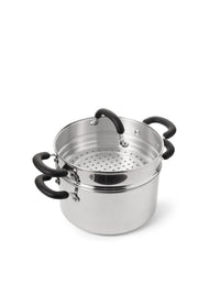 Made to Last: Stainless Steel Stockpot and Steamer - 5.86L/24cm