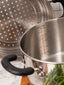 Made to Last: Stainless Steel Stockpot and Steamer - 5.86L/24cm