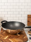 Made to Last: Stainless Steel Non-Stick Wok & Helper Handle - 29cm