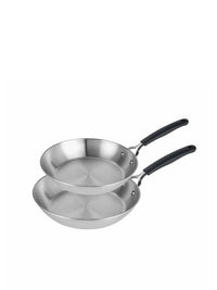 Made to Last: Stainless Steel Frying Pan Set - 21/29cm