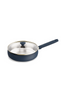 Stainless Steel Deep Frying Pan with Lid 24cm