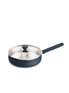 Stainless Steel Deep Frying Pan with Lid 24cm