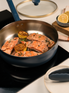 Stainless Steel Deep Frying Pan with Lid 24cm