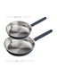 Stainless Steel Frying Pan Set - 2 Piece