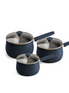 Stainless Steel Saucepan Set 3 Piece