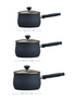 Stainless Steel Saucepan Set 3 Piece
