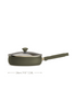 Stainless Steel Deep Frying Pan with Lid 24cm