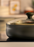 Stainless Steel Deep Frying Pan with Lid 24cm