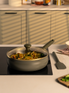 Stainless Steel Deep Frying Pan with Lid 24cm