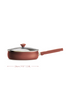 Stainless Steel Deep Frying Pan with Lid 24cm
