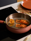 Stainless Steel Deep Frying Pan with Lid - 24cm