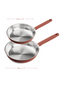 Stainless Steel Frying Pan Set - 2 Piece