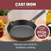 Cast Iron: Frying Pan & Grill Pan Set - 3 Pieces