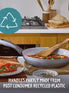 Earth Pan: Ceramic Non-Stick Frying Pan with Lid - 28cm